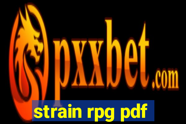 strain rpg pdf